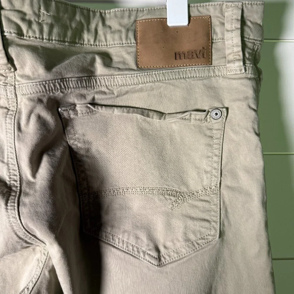 Mavi Khaki Pants Marcus Style Slim Straight Leg Sz. 36/30